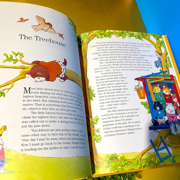 5 MINUTE KITTEN TALES VTG 90s HARDCOVER BOOK & DUST JACKET 80p 12”x9.5” LIKE NEW - Picture 15 of 16